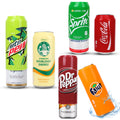 The Ultimate Can Cover Set, 6 Pack Standard 12 oz, Skinny 12 oz, and 16 oz Drink Sleeves that Look Like Soda