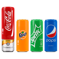 4 Pack Silicone Can Cover Set for 12 oz Skinny Cans
